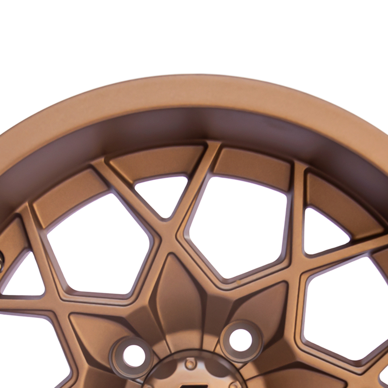 12 / 14 Inch Bronze Golf Cart Aluminium Koła 4X4 Bolt Pattern -25 ET 101.6 PCD
