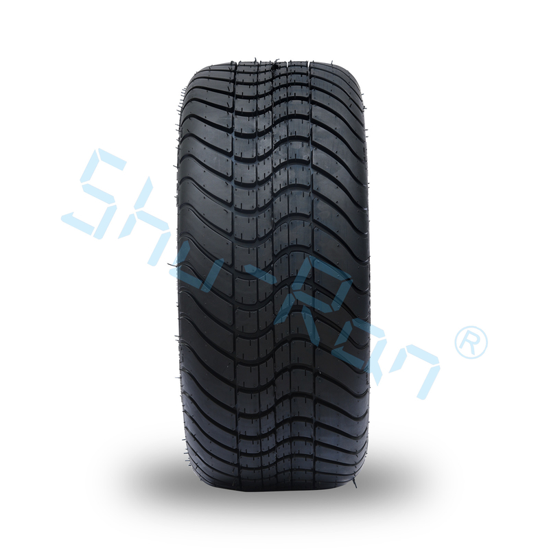 Sprzedaż hurtowa 14' Gunmetal Finished Alloy Golf Cart Wheels, ATV UTV 225/30-14 Street Tubeless Tires with Rims