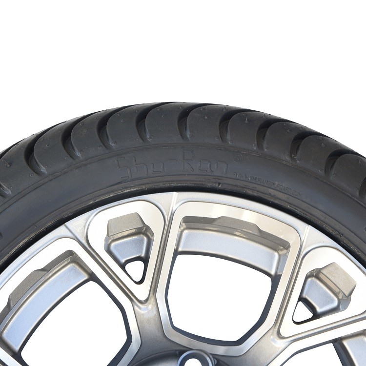 Zestaw koła golfowego 12'' ze stopu aluminium i opony ulicznej 215/35-12 DOT - Obrabiane/Gunmetal