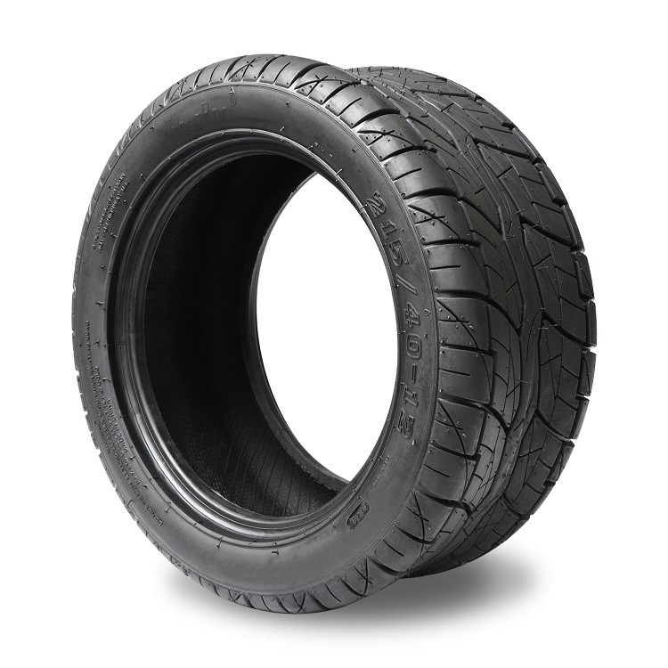 Golf Cart 215/40-12 Street Tubeless Tires Kompatybilne z 12-calowymi kółkami (bez potrzeby podnoszenia)