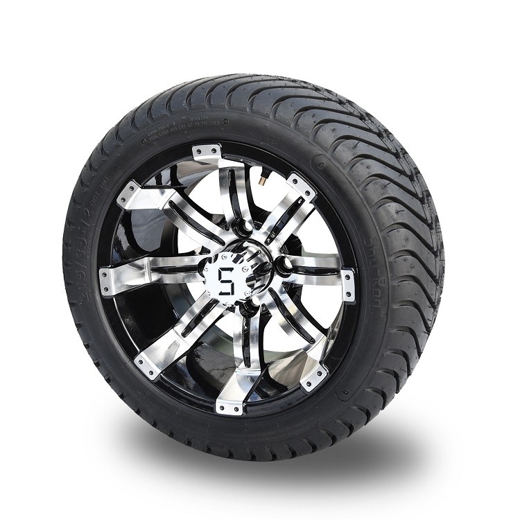 Koło 12 cali z aluminium z oponami ulicznymi 215/35-12 DOT