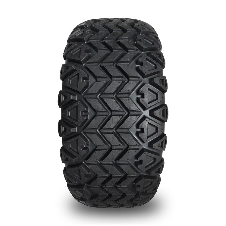 14' / Matte czarne koła golfowe i opony DOT terenowe 22x10-14