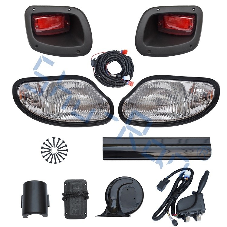 Golf Cart Deluxe Halogen Light Kit Fits EZGO Freedom TXT 2014-up z zestawem sygnałów skrętu