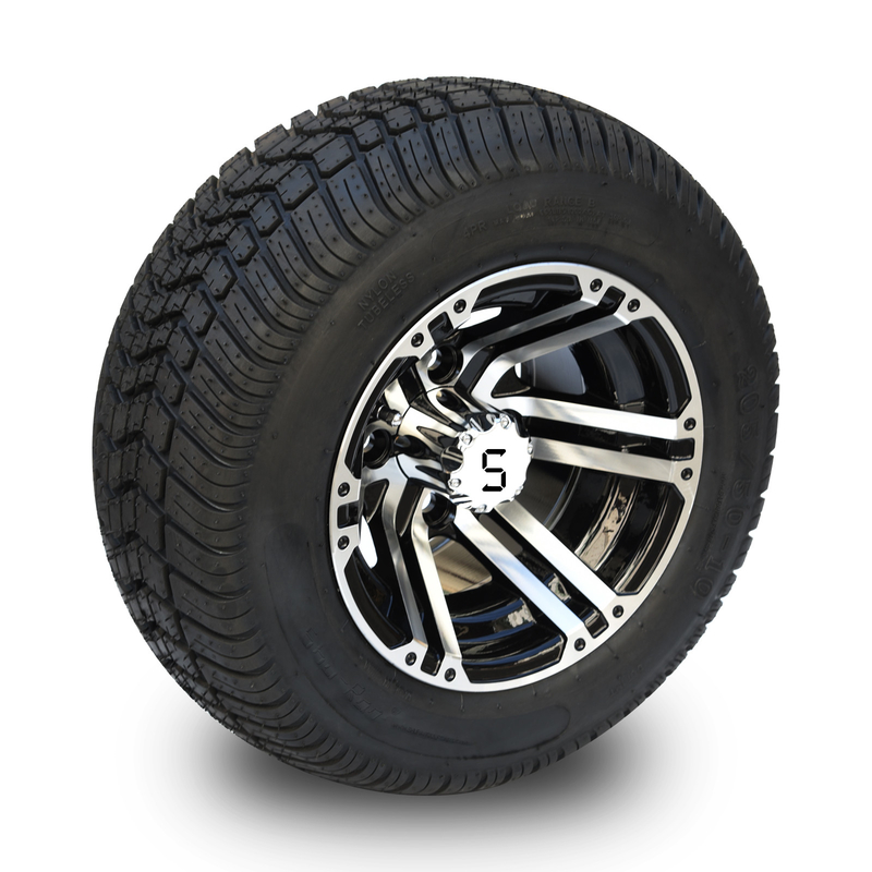10 cali koło i 205/50-10 DOT Street Tire Combo -25 Offset 4x4 Bolt (101.6mm)