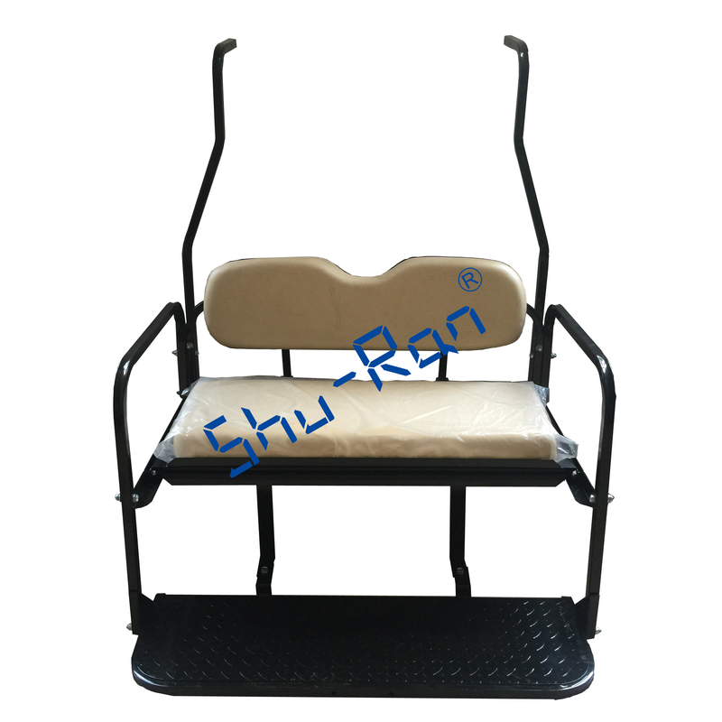 Akcesoria do wózków golfowych Tylny zestaw siedzeń Flip4 Back Seat Kit do Club Car DS – Buff