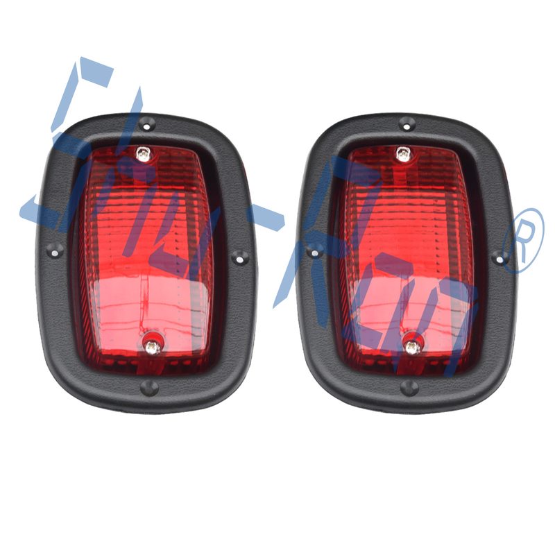 Zestaw halogenowych reflektorów i czerwonych tylnych świateł LED do wózka golfowego kompatybilny z Club Car DS