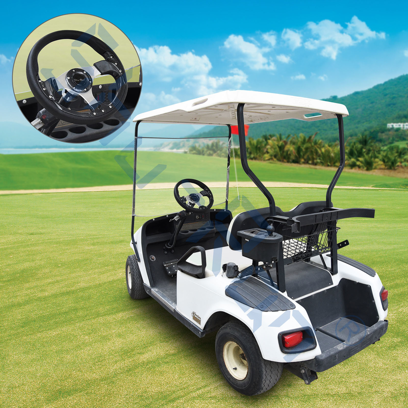Kierownica wyścigowa do wózka golfowego z włókna węglowego do Club Car, EZGO i Yamaha