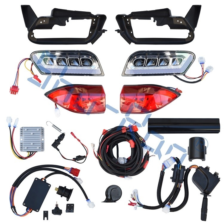 Golf Cart Deluxe RGB Light Kits for Club Car Tempo, światło przednie i tylne